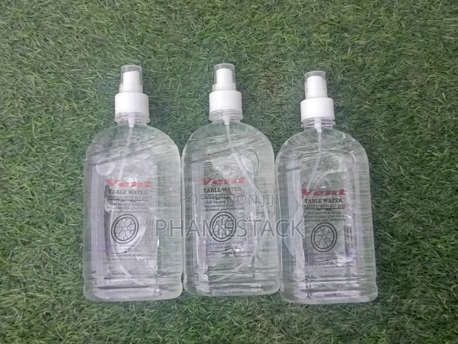 Vent Table Water- Treated With Bio Disc
