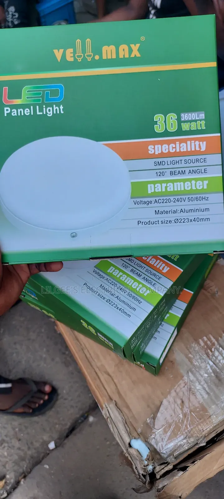 Vellmax Led Panel Light 36 Watts for Surface