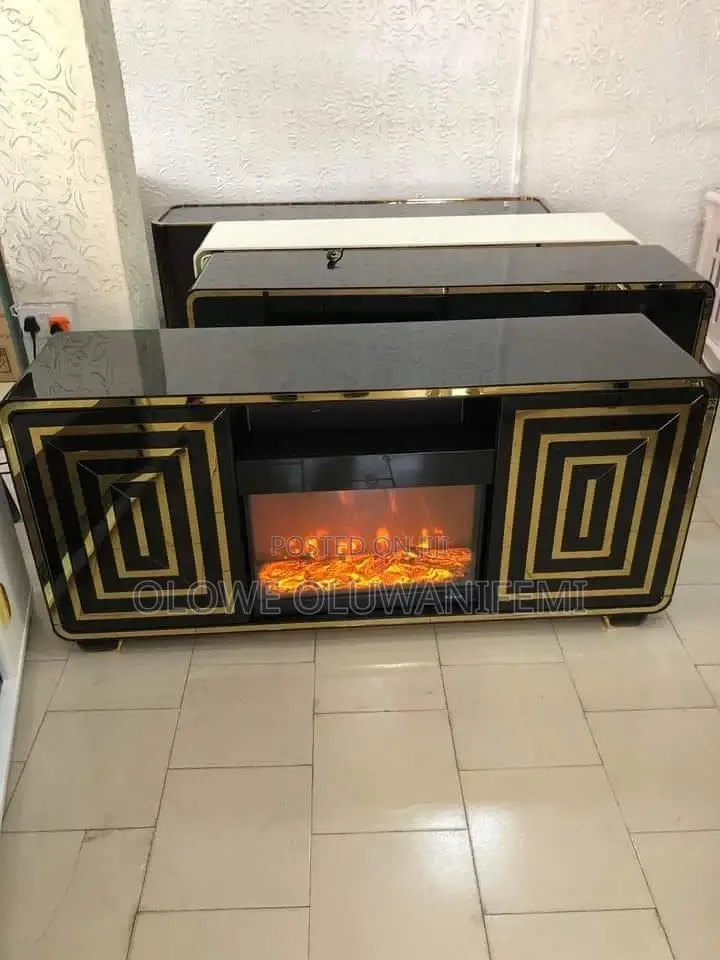 Imported Fireplace TV Shelf Console