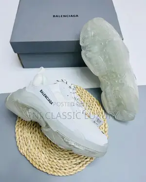 Balenciaga Luxury Lace Up Sneakers Available In Store