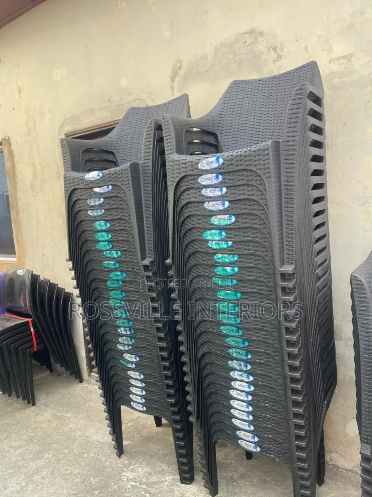 Strong Plastic Rattan Chairs