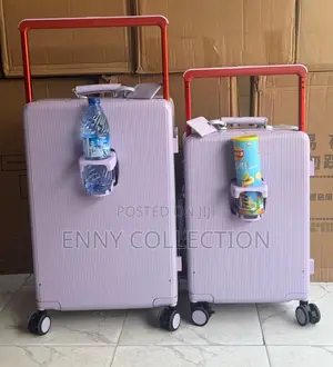 Set of 2 Aluminum Luggage Travel Boxe