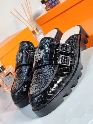 Quality Black Half Shoe