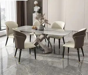 High Quality Dining Marble Top by Six Seaters