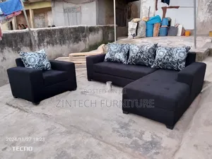 Quality Fabric L Shape Sofas and a Single Seater