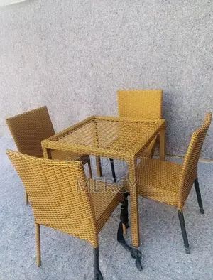Rattan Outdoor Table by Four Seaters