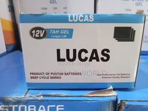 Lucas 7ah 12v Gel Battery
