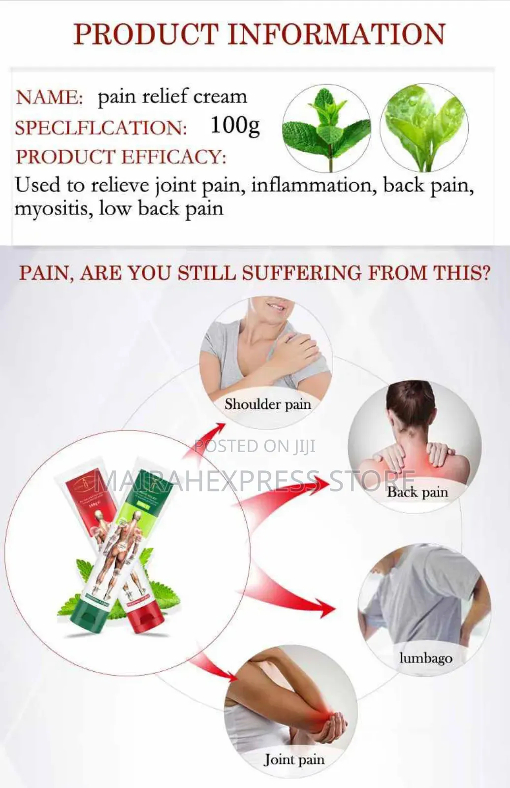 Rapid Pain Relief Cream