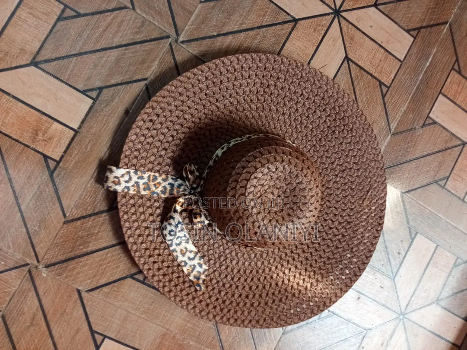 Chocolate Colour Beach Hat
