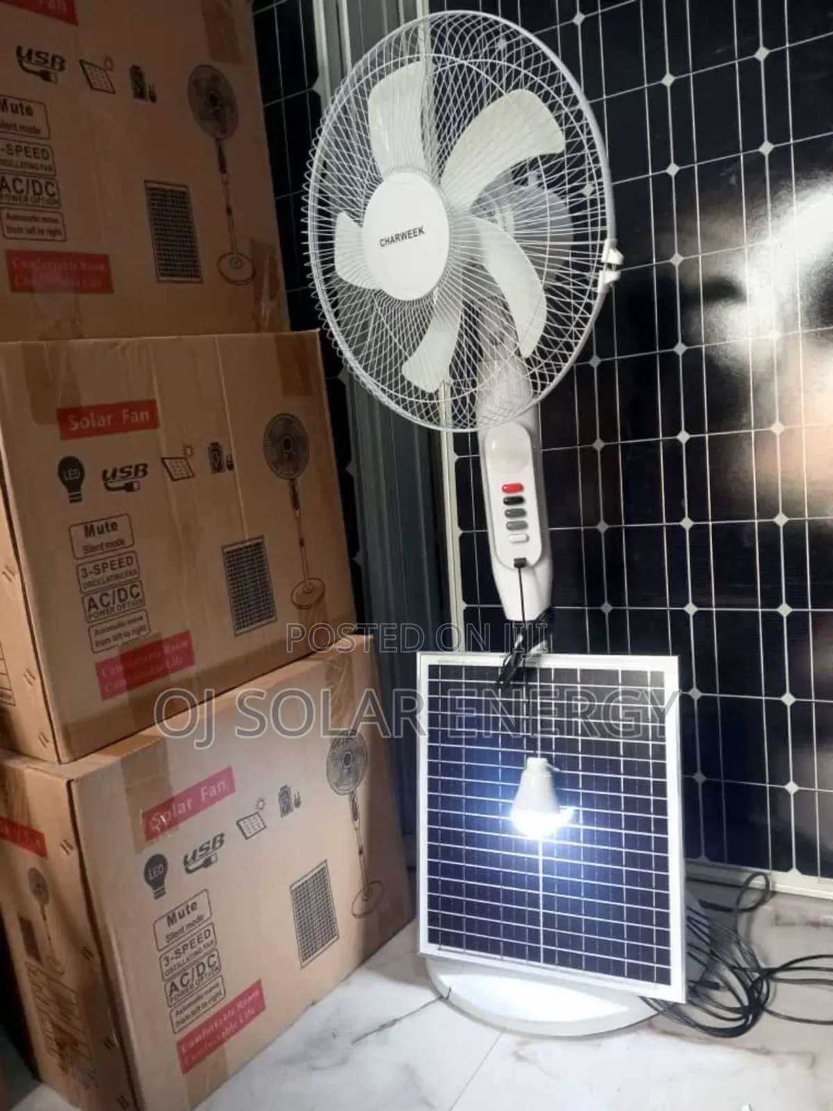 16" Solar Fan