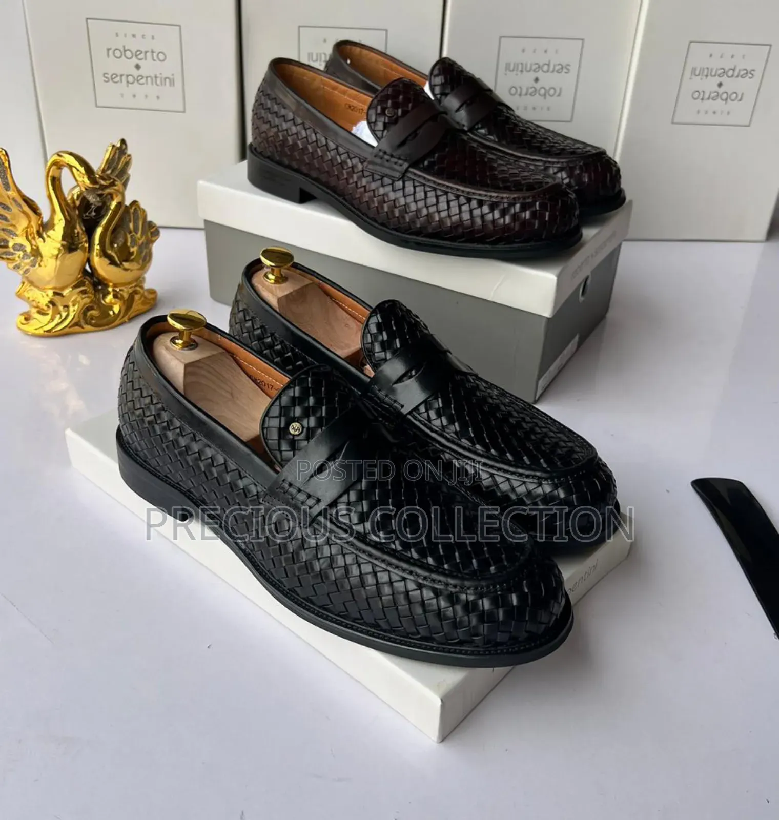 Top Class Roberto Cavalli Leather Shoes