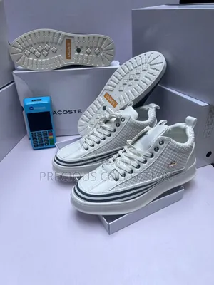 Lacoste Ankle White Sole Shoes