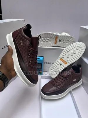 Lacoste Ankle White Sole Shoes