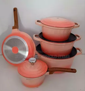 Vmigo 9pcs Die Cast Aluminum Cookware Set