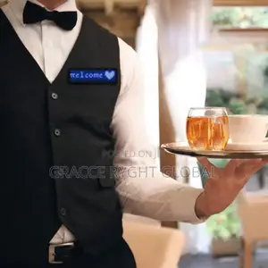 Led Waiter Badge