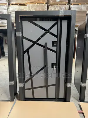 Gray Extra Height Security Door