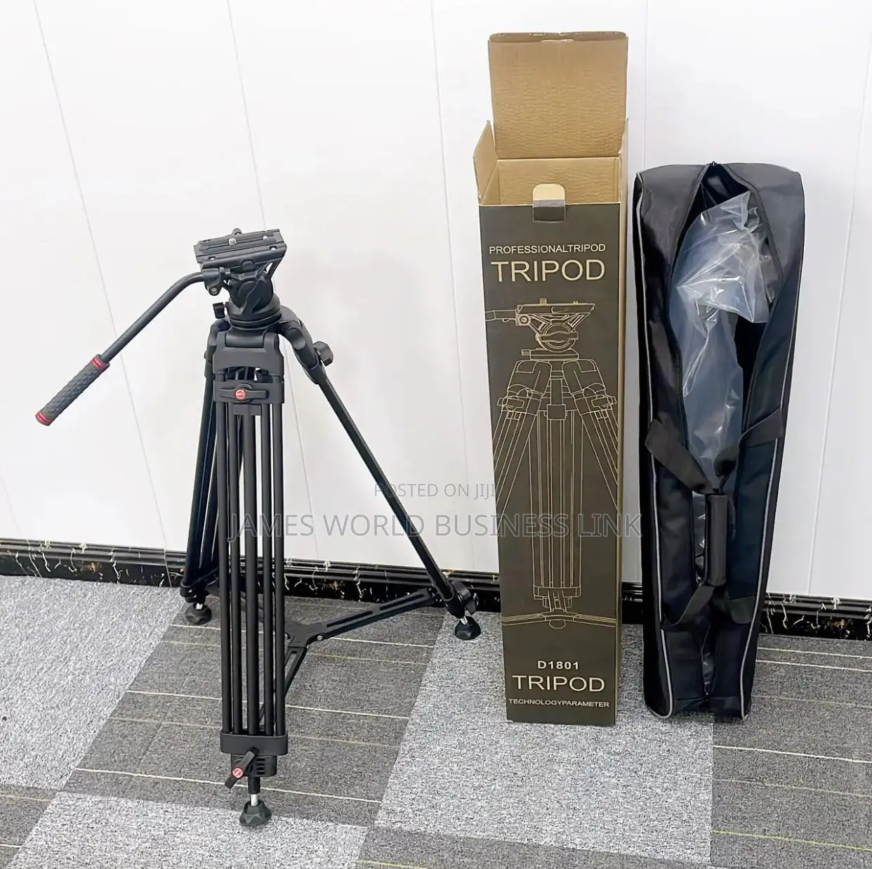 E Reise Professional Camera Video Tripod 1.8m