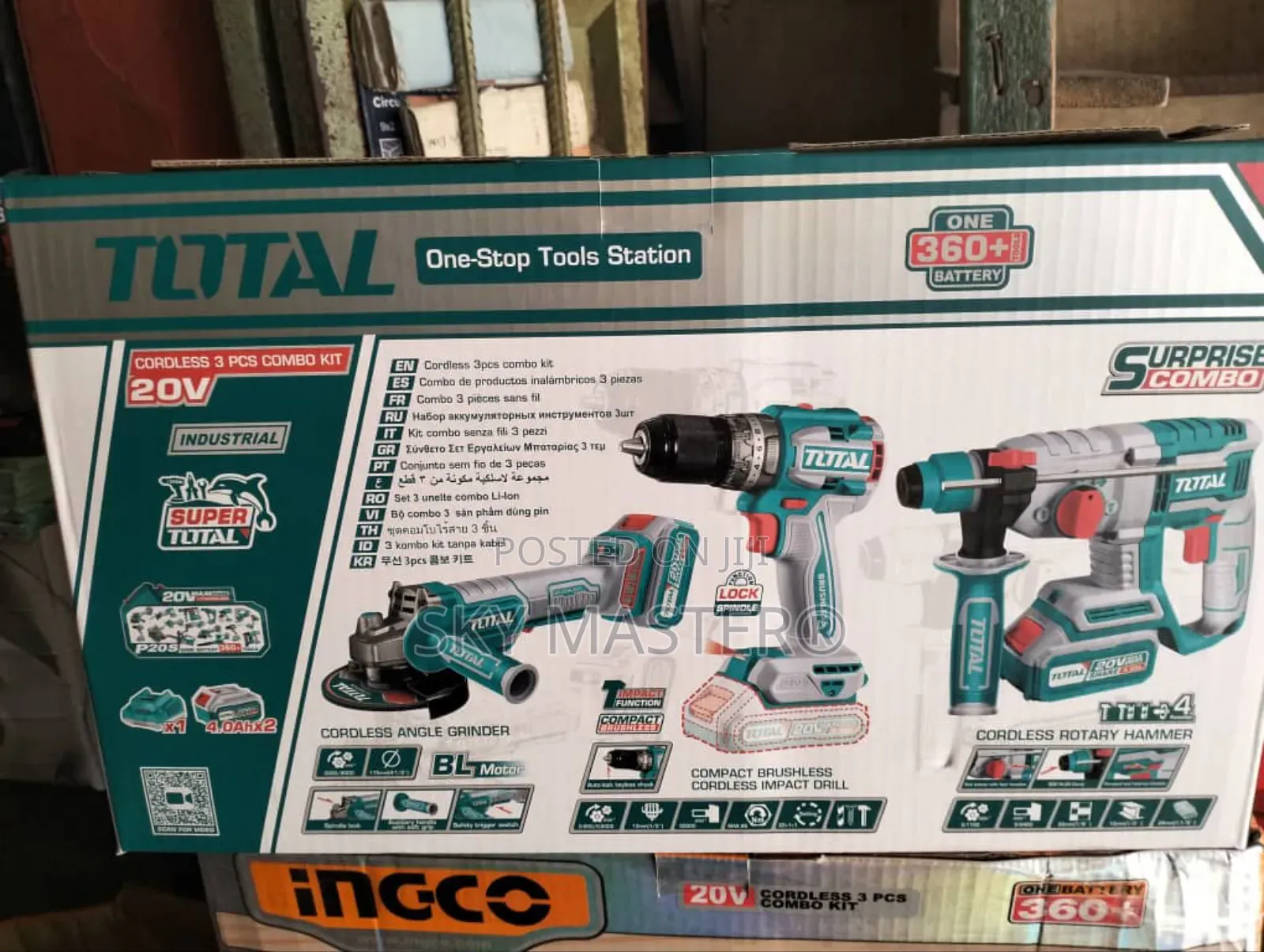 Total 3in1 Cordless Combo Kit