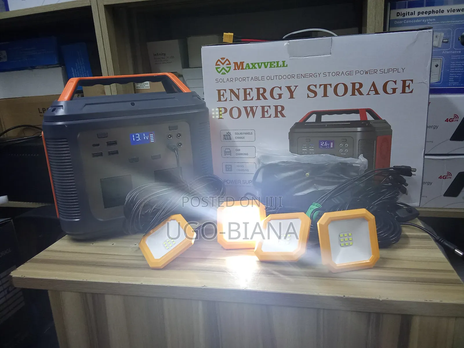 200w Maxvvell Portable Solar Power Kit