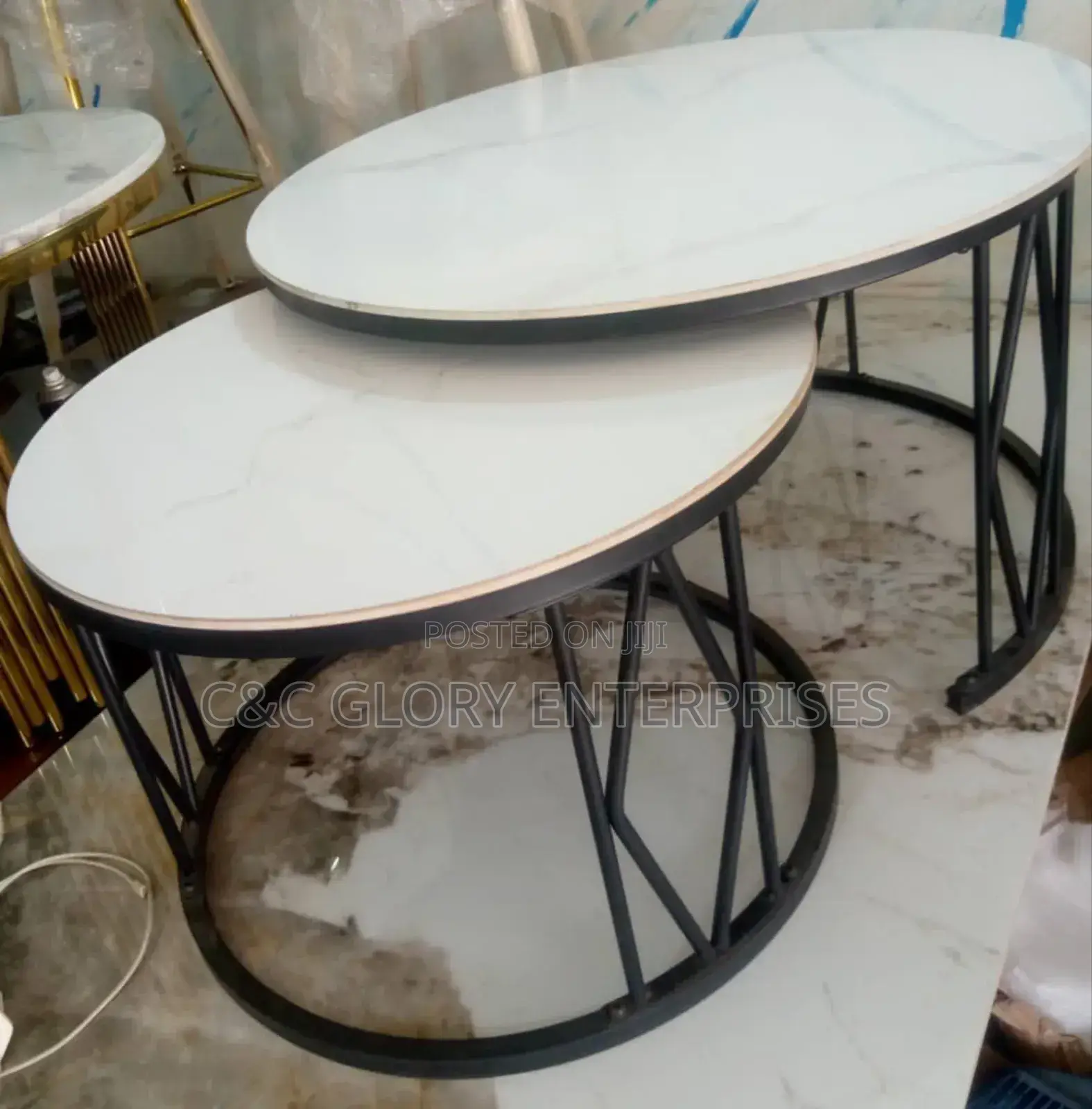 Modern Center Table With Side Table.