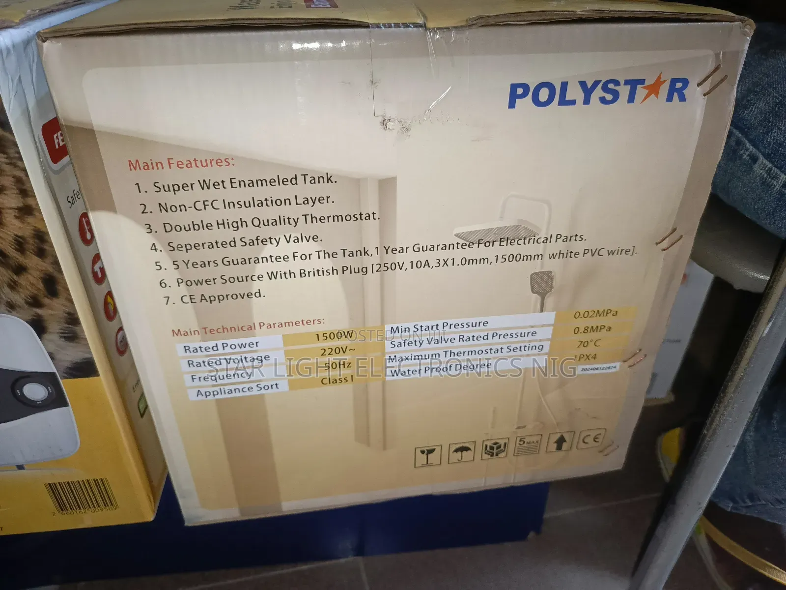 10 Liters Water Heater