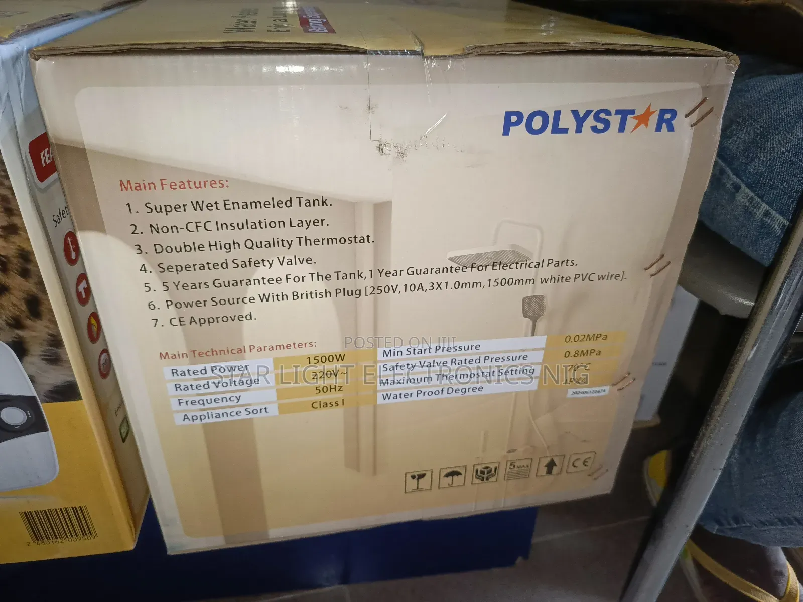 10 Liters Water Heater