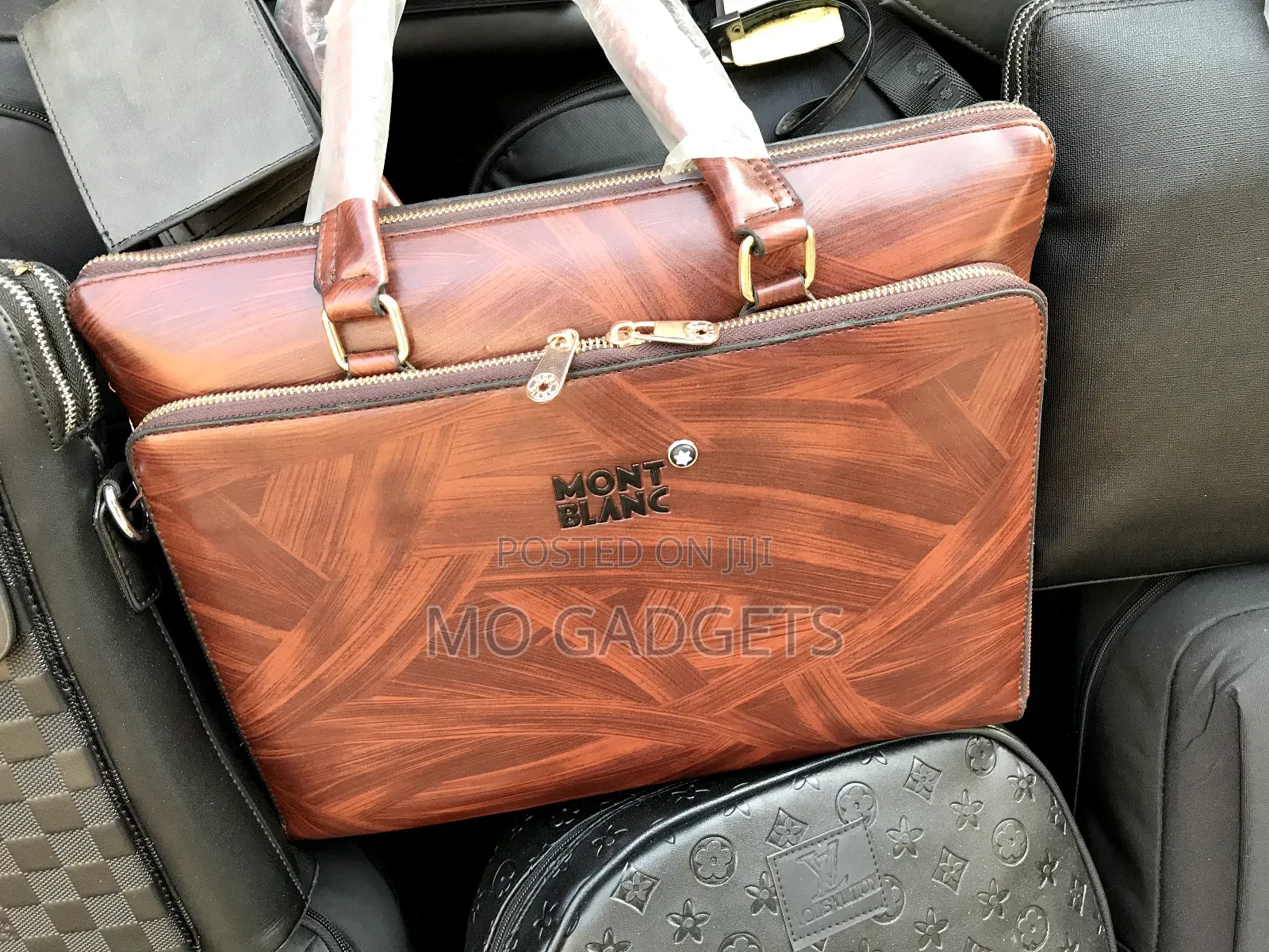 Leather Bag for Office and Laptop Use