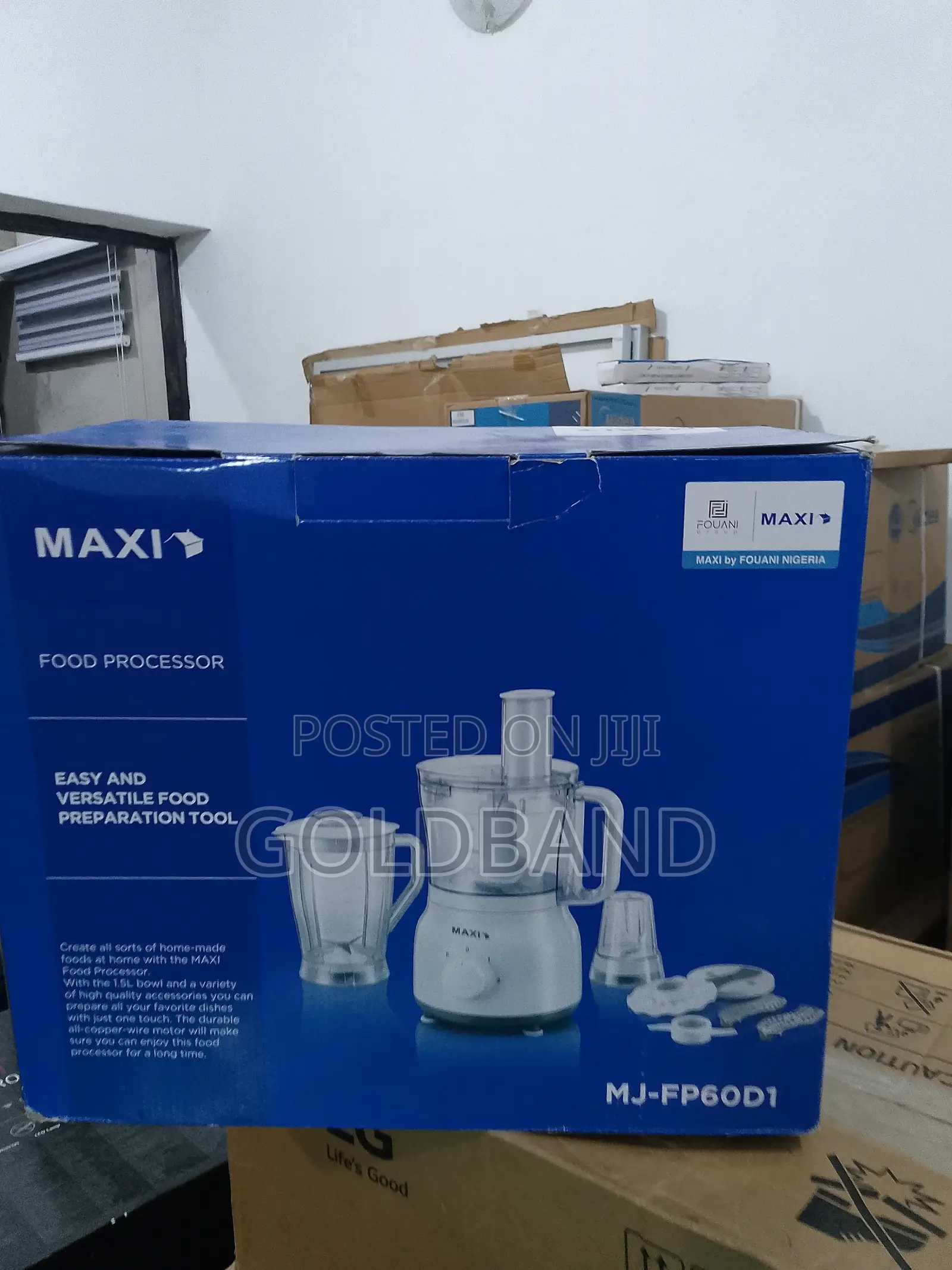 Maxi 1.5L Durable 800W Food Processor (Mj-Fp60d1)