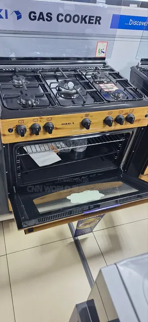 Brand New Maxi 90cm All Gas 5 Burners Oven Automatic Ignition
