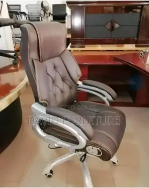 Brown Leather Office Chair
