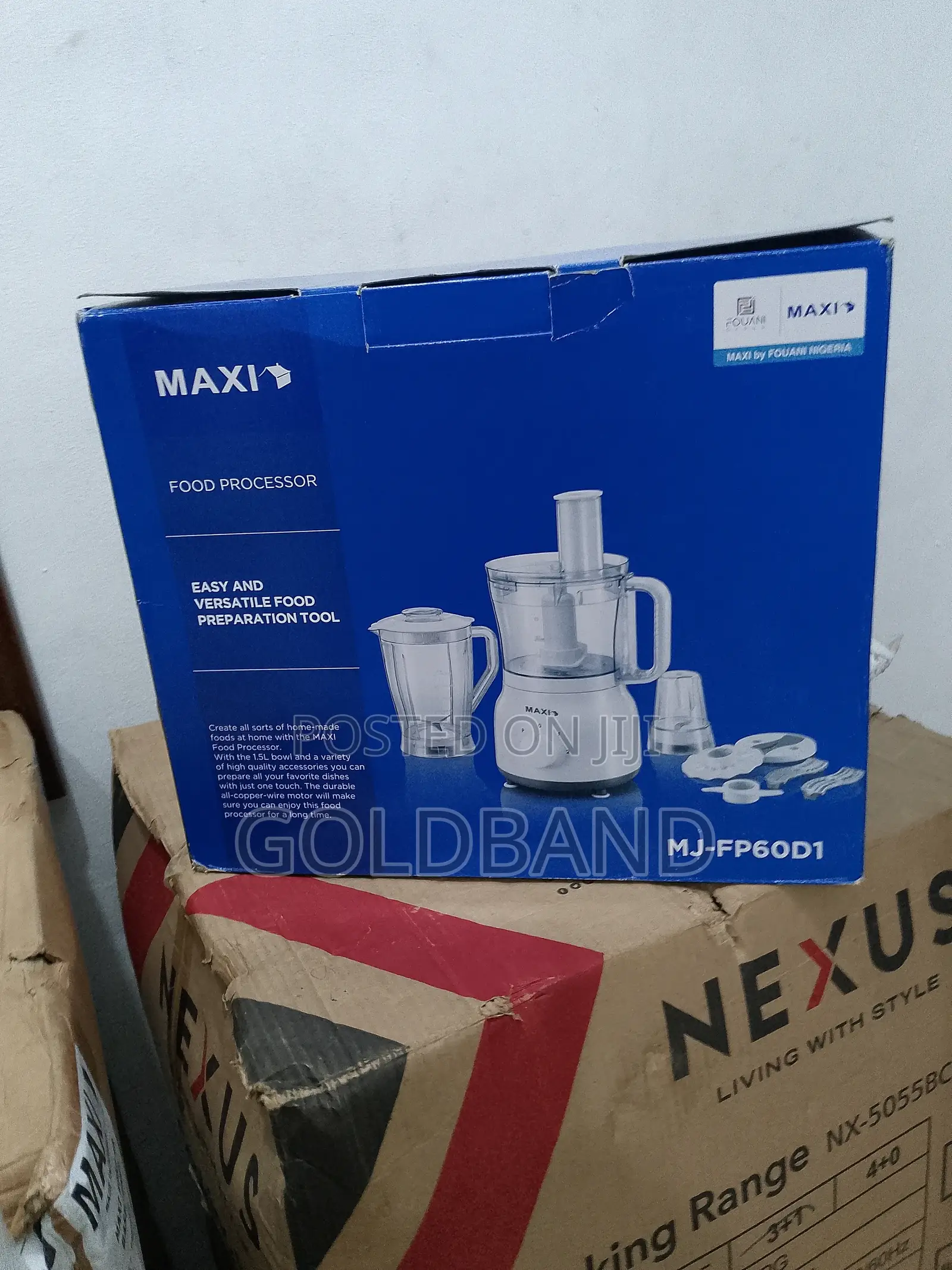 Maxi 1.5L 800W Durable Food Processor (Meal Mate)