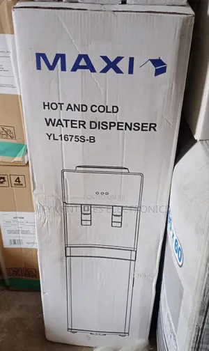 Maxi Water Dispenser, 2 Faucet, Hot and Cold Refrigerator