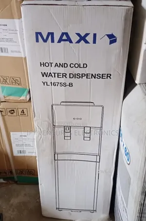Maxi Water Dispenser, 2 Faucet, Hot and Cold Refrigerator