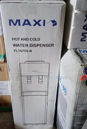 Maxi Water Dispenser, 2 Faucet, Hot and Cold Refrigerator