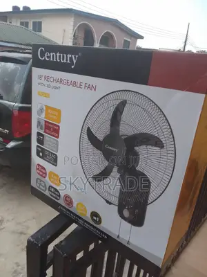 Top- Notch Century Rechargeable Fan (18") FRCB - 45