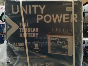 18 Months Warranty 12v 240ah Unity Power Tubular Battery