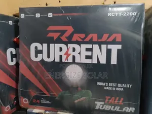 2 YEARS WARRANTY Raja Current 12v 220ah Tubular Battery