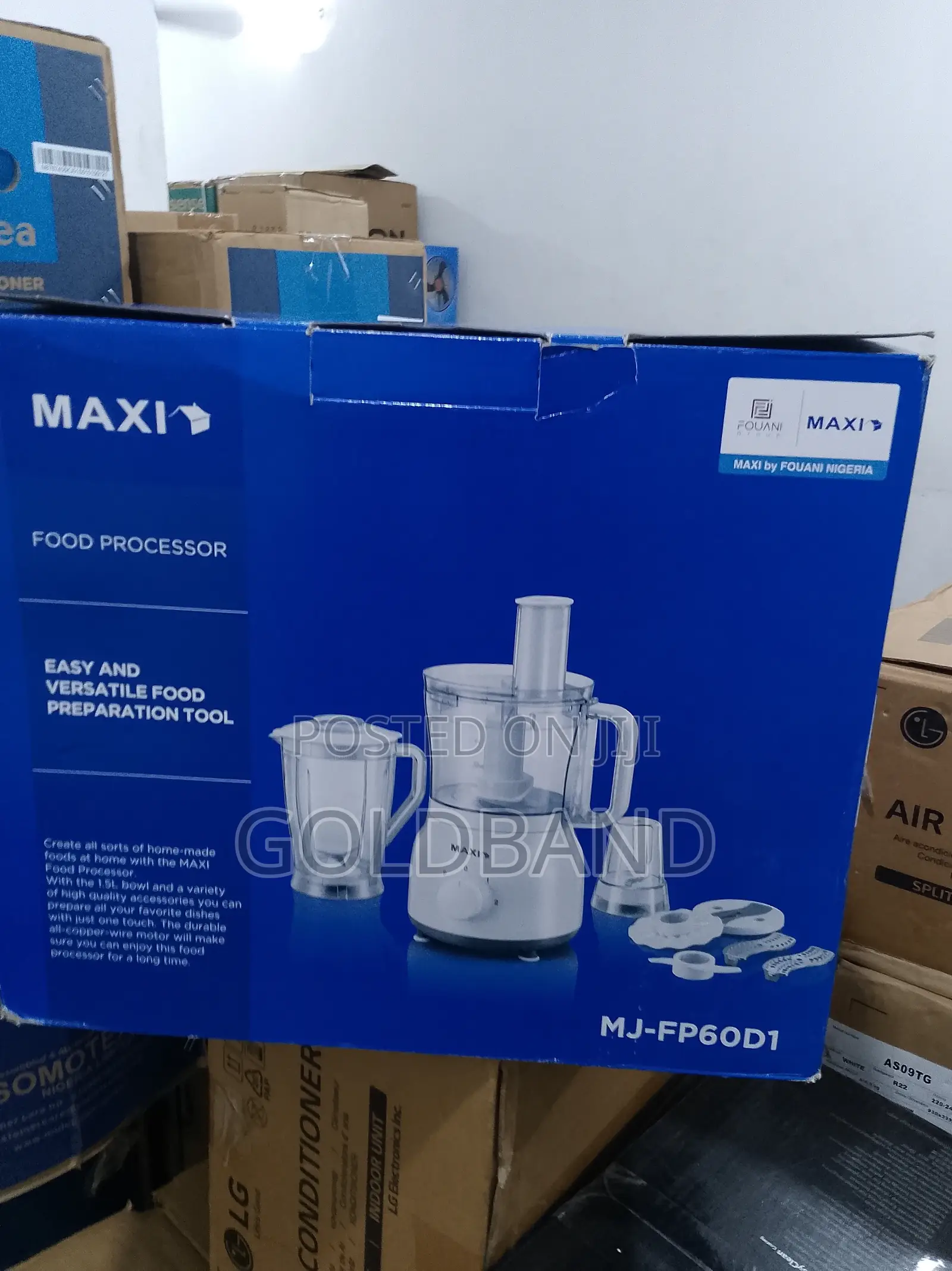 Maxi 1.5L 800W Hygenic Food Processor (Mj-Fp60d1)