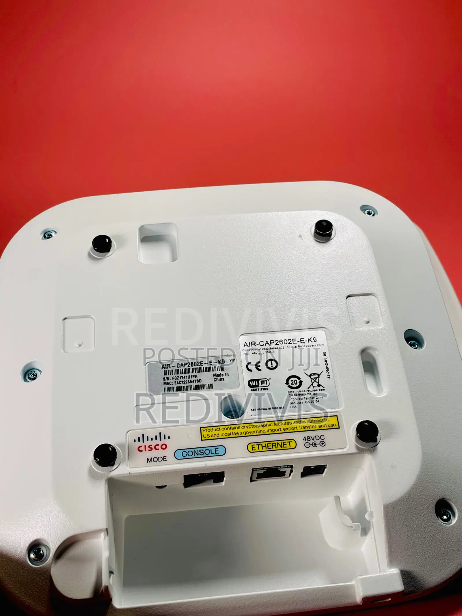 Cisco Cap 2602e-E- -802,11n Dual-Band (External Antenna)