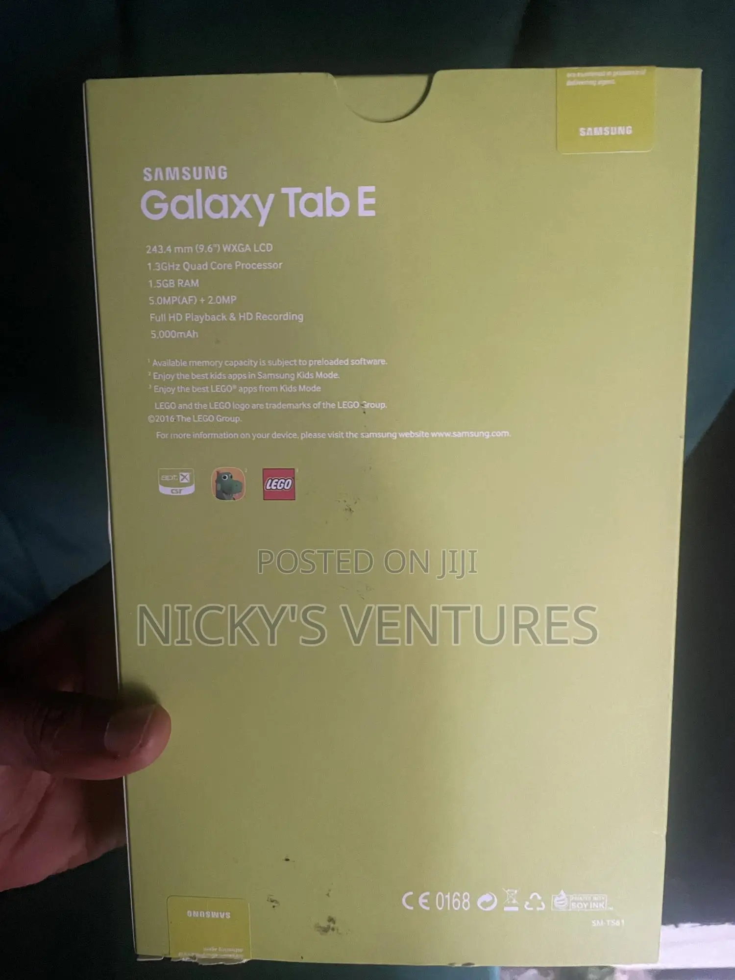 New Samsung Galaxy Tab E 9.6 8 GB White
