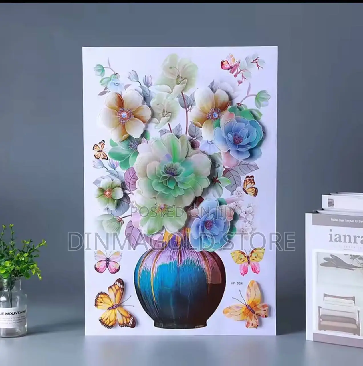 3D Wall Sticker Flower Pattern