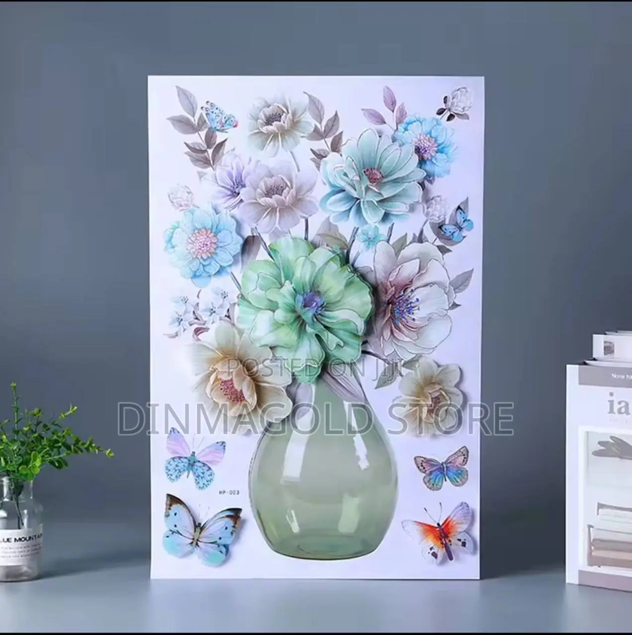 3D Wall Sticker Flower Pattern