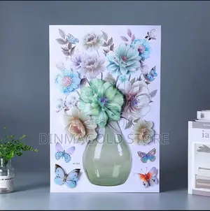 3D Wall Sticker Flower Pattern