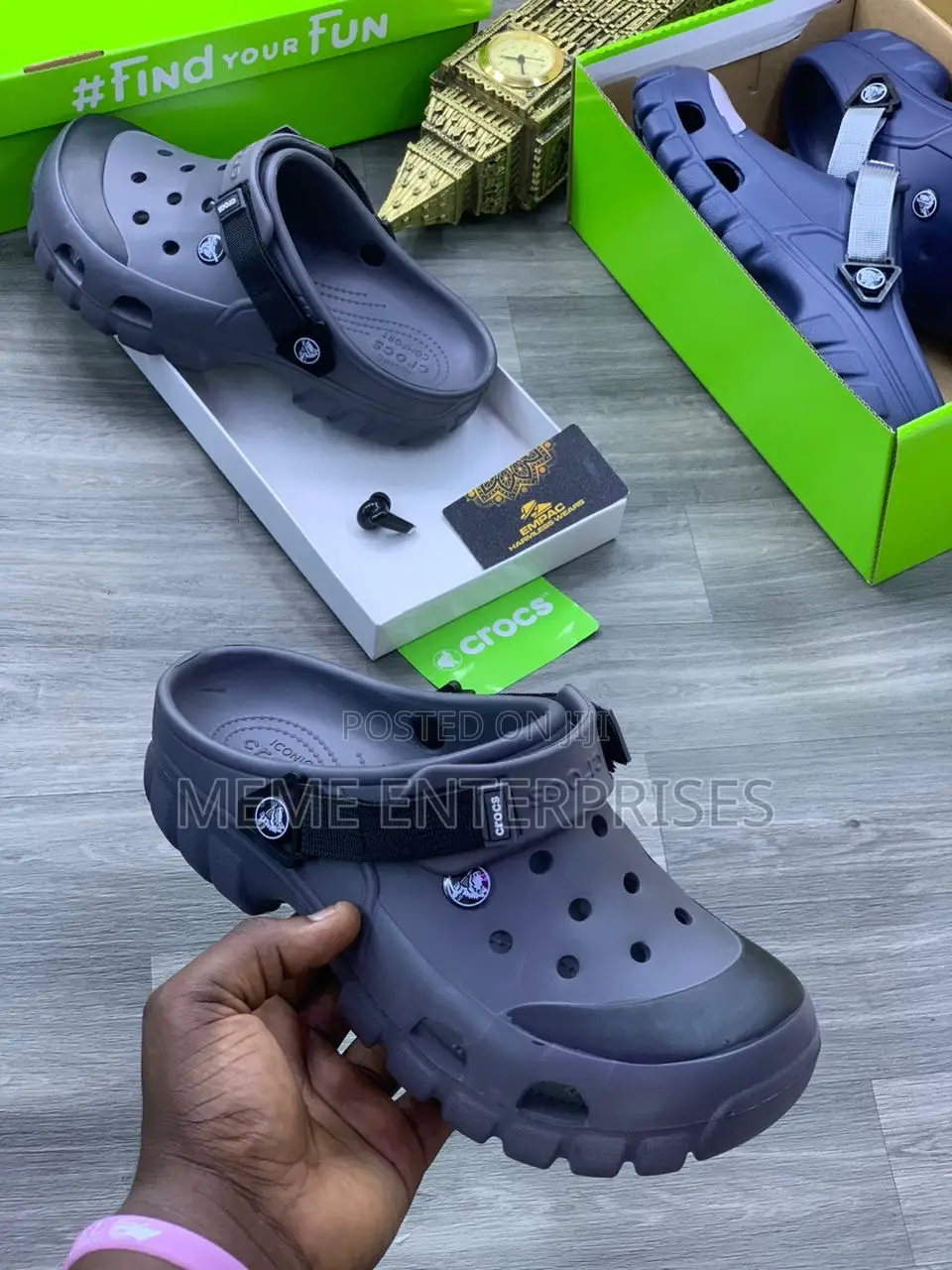 Brown Crocs