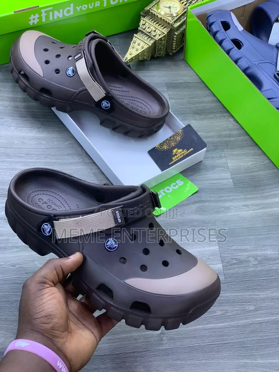Brown Crocs