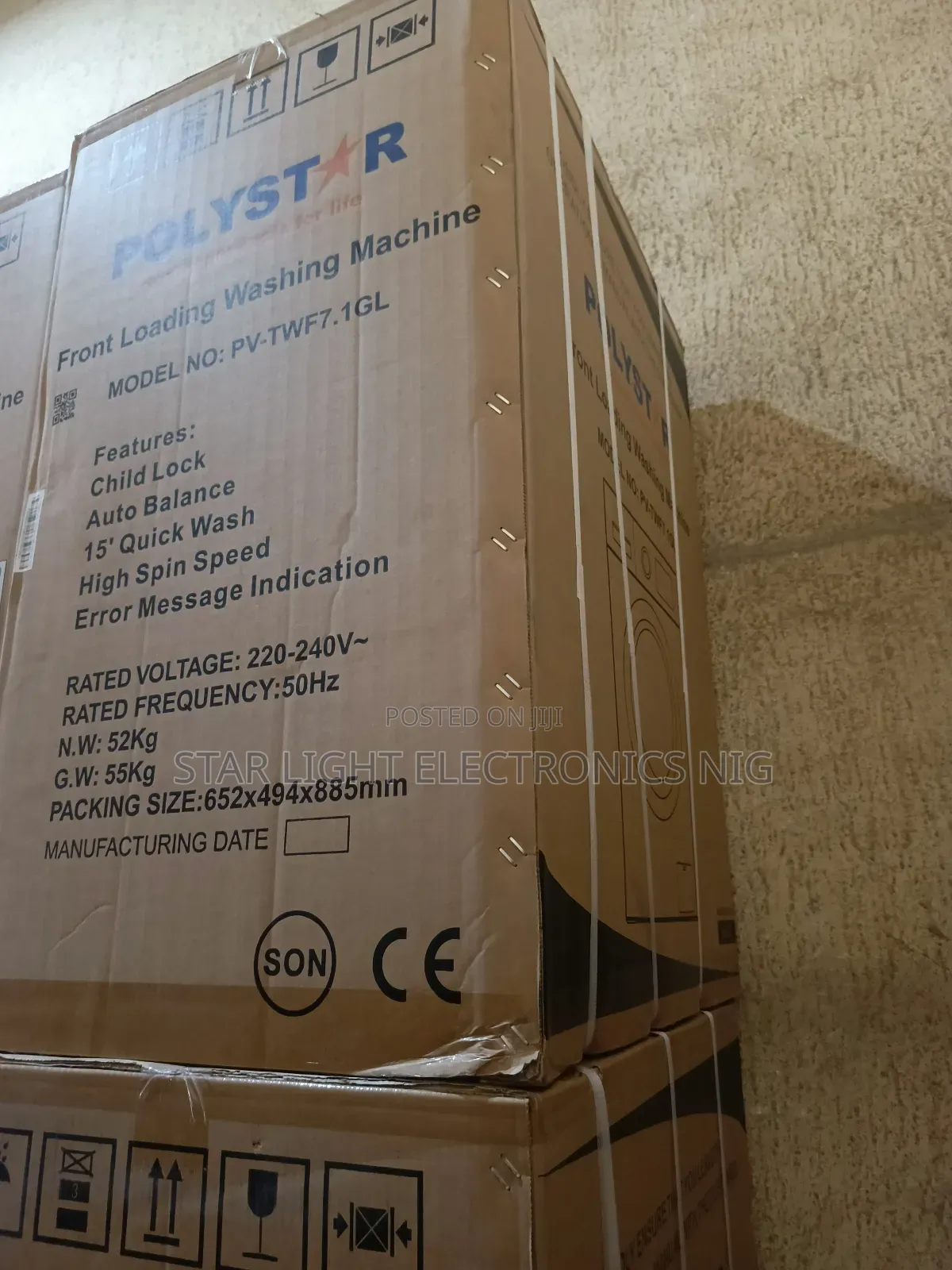 7.1kg Front Loader Automatic Washing Machine