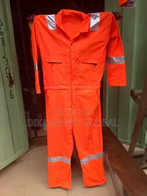 Safety Coverall Orange Color Available