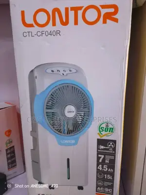 Lontor Rechargeable 15litres Water Cooling Fan. Call Us