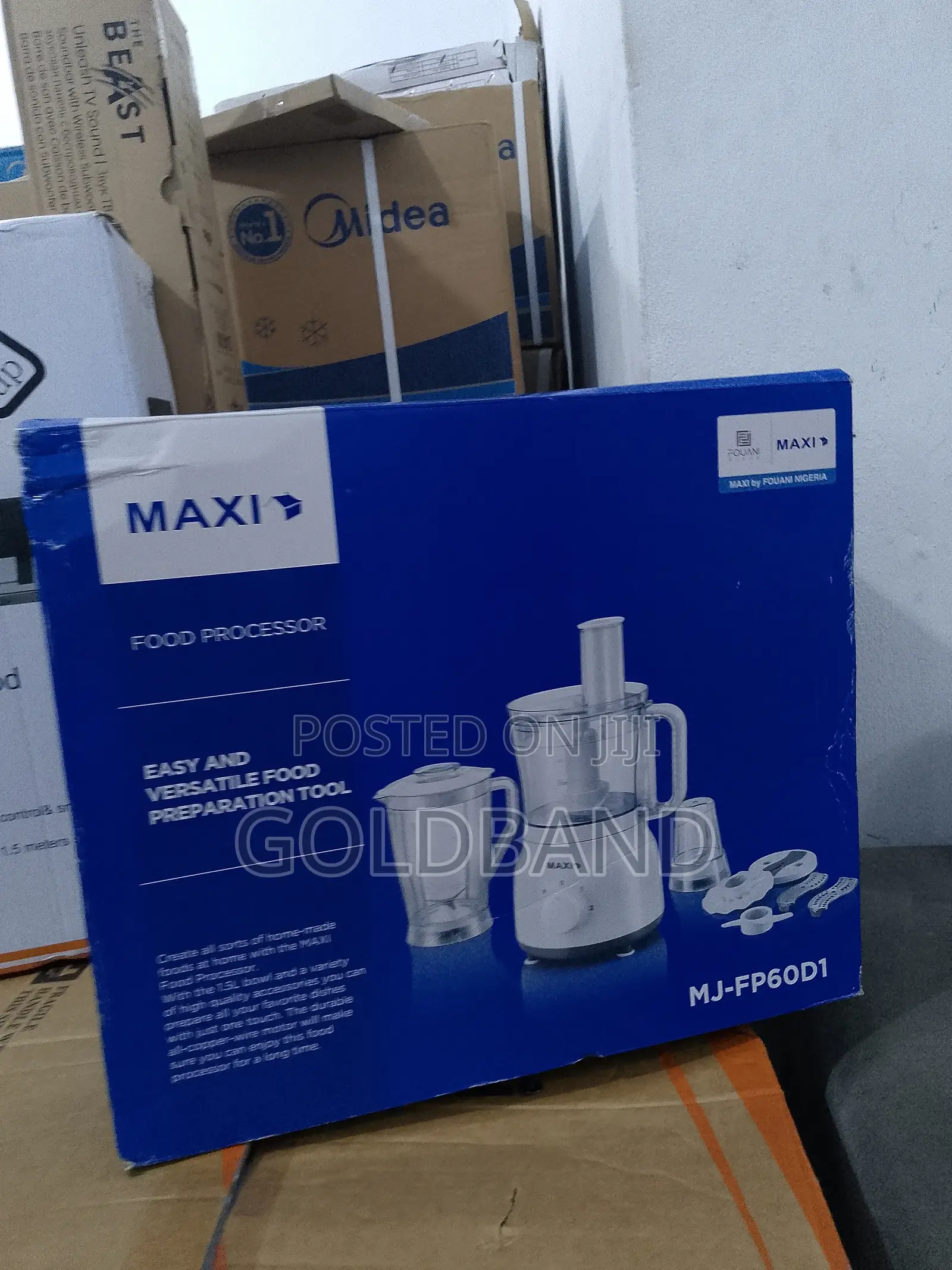 Maxi 1.5L 800W Food Processor With Speedy Adjust (Mj-Fp60d1)