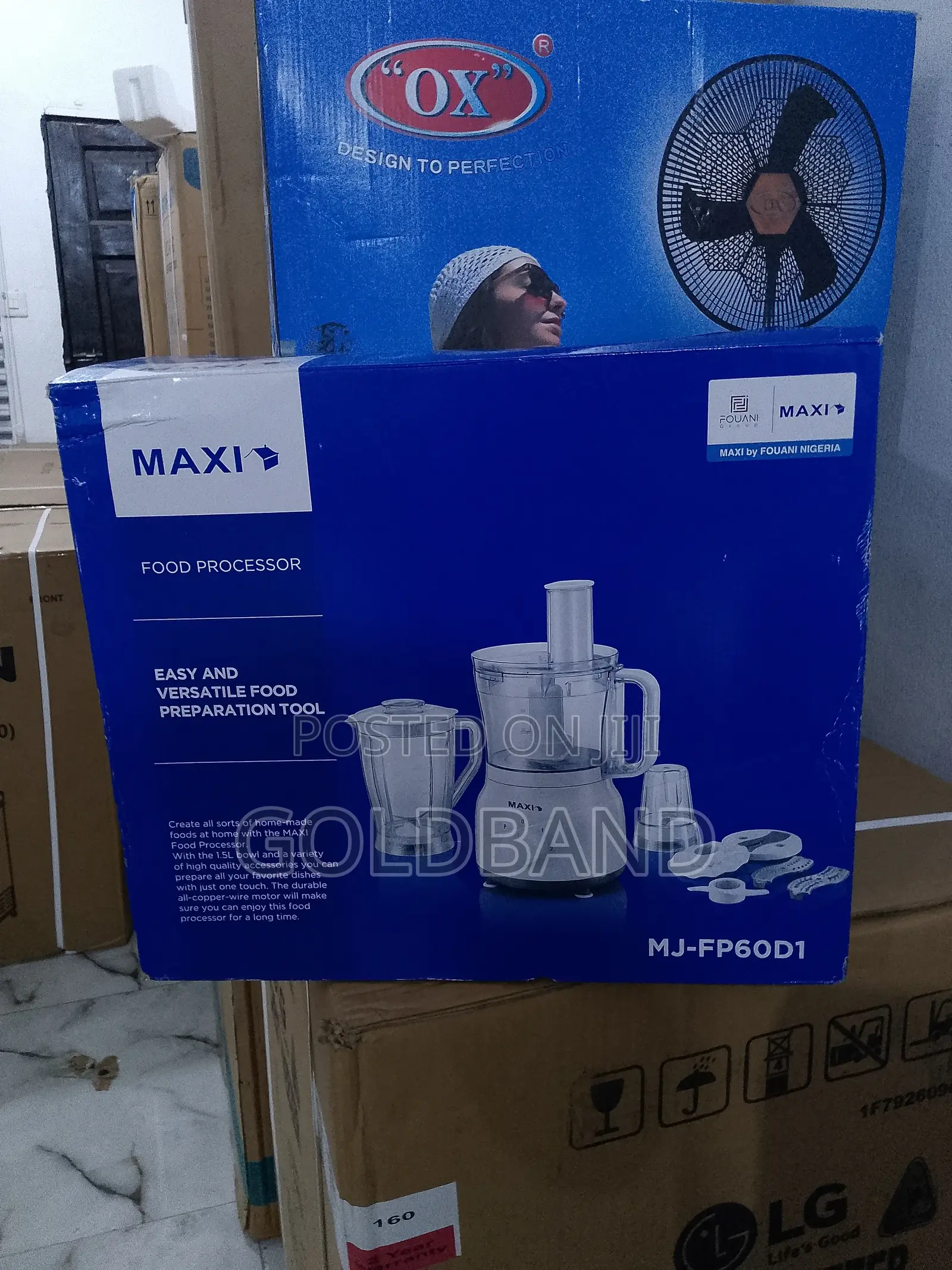 Maxi 1.5L 800W Effortless Food Processor (Mj-Fp60d1)